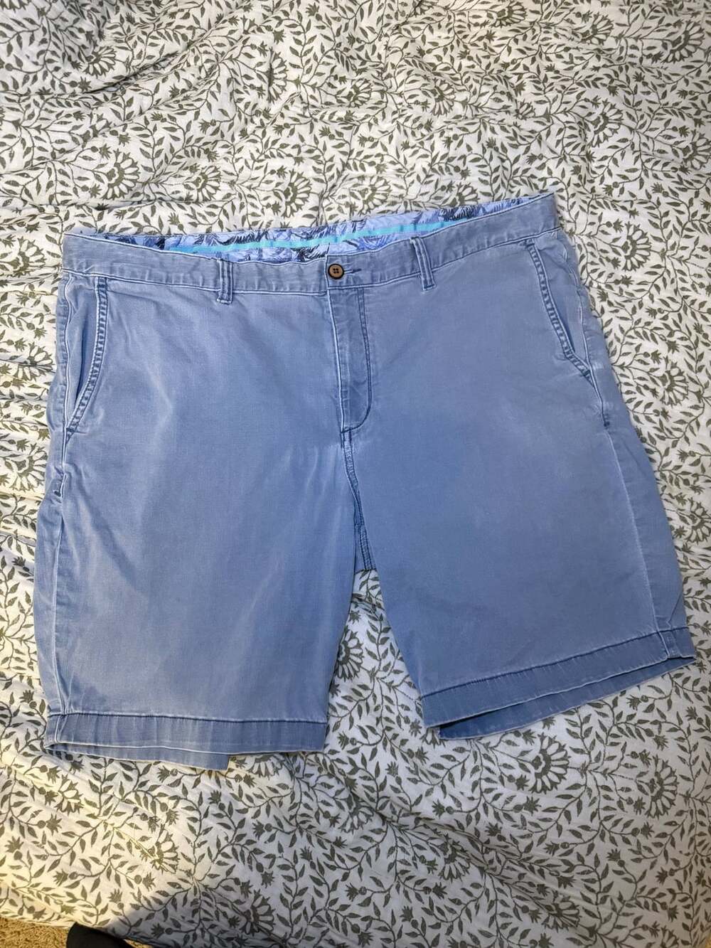 Tommy Bahama Boracay Chino Shorts Size 42 Blue